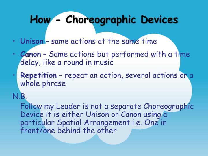 Choreographic devices 441240