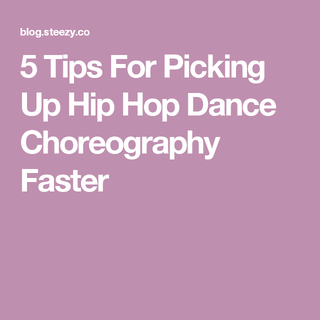 Dance tips 710327